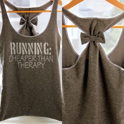 Running is cheaper than therapy