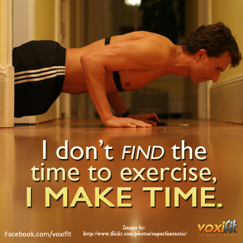 Fitness Motivation - Make time - voxifit